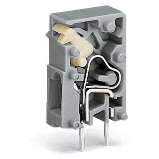 WAGO - Leiterplattenklemme Anreihbare Leiterplattenk. 741-901 Drücker,2,5mm²,gr − 100 Stück