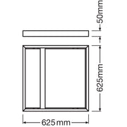 Ledvance - Mechanisches Zubehör/Ersatzteile für Leuchten Aufbaurahmen M625 PANEL625SURF.MOU.H50 H50