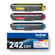Brother - Verbrauchsmaterial für Telefax/Drucker/MFC Multipack 3-Farben TN-242CMY