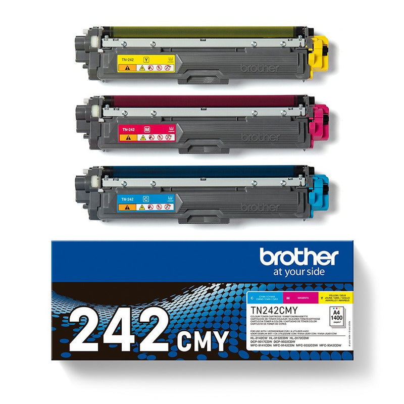 Brother - Verbrauchsmaterial für Telefax/Drucker/MFC Multipack 3-Farben TN-242CMY