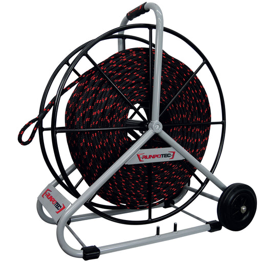 Runpotec - Kabeleinziehsystem Zugseil Polyester 10122 12mm 300m m.Haspel