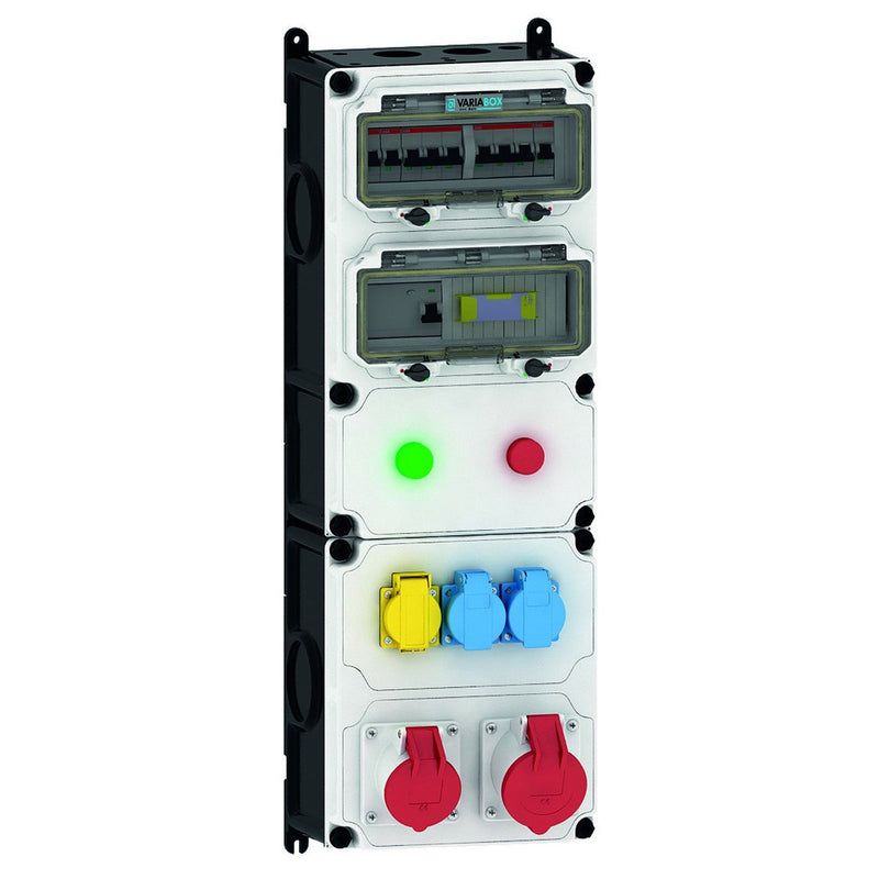 Bals Elektrotech - CEE-Steckdosen-Kombination (IEC 60309) Energiemanagementsystem 891089 Größe XXL, stationär