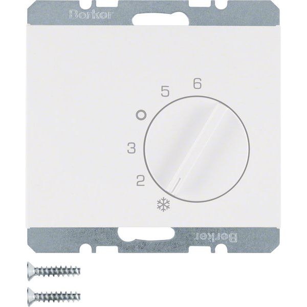 Berker - Raumthermostat Raumtemperaturregler 20267109 mit Wechsler