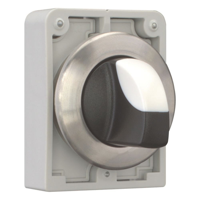 Eaton - Frontelement für Wahlschalter Wahltaste RMQ-Titan M30I-FWK3 Knebelgriff tastend