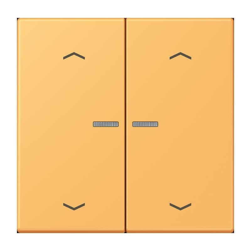 Jung - Bedienelement intelligent Taster mit Pfeilsymbolen BT LC 17102 P 254 ocre jaune clair