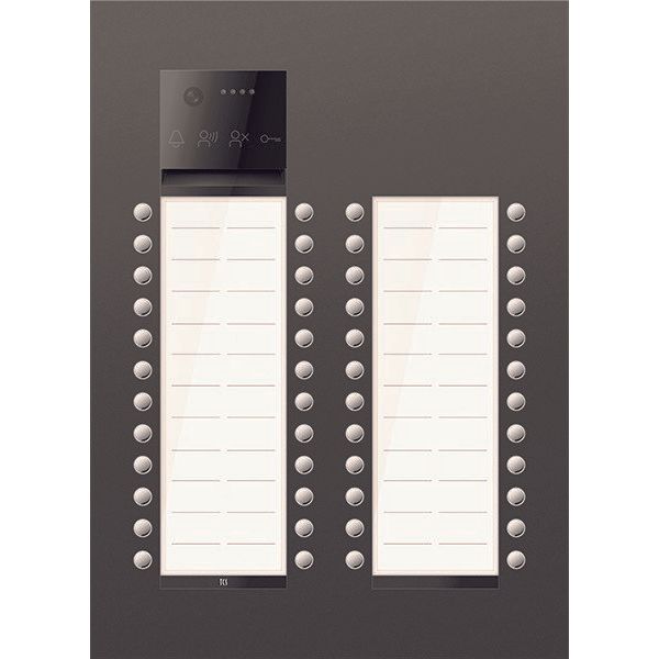 TCS Tür Control - Türstation für Türkommunikation PES PRO Audio Außenstat. AVU600448-0017 48T/2 UP R7016