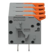 WAGO - Leiterplattenklemme 2601-1504 1,5mm²,gr − 50 Stück