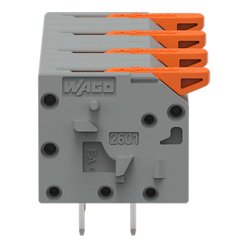 WAGO - Leiterplattenklemme 2601-1504 1,5mm²,gr − 50 Stück