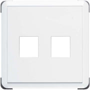 Peha - Einsatz/Abdeckung für Kommunikationstechnik Abdeckung Keystone D 80.610/2.02 KEY reinweiß