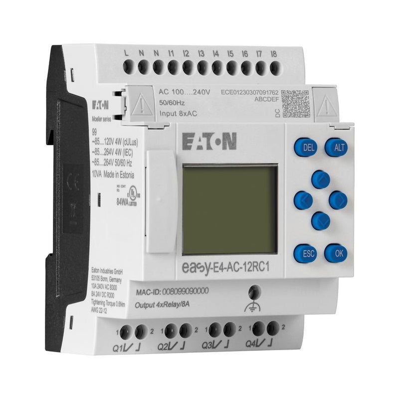 Eaton - Logikmodul Steuerrelais EASY-E4-AC-12RC1 8 digitale Eingänge
