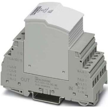 Phoenix Contact - Geräteüberspannungsschutz für Energietechnik/Stromversorgung Überspannungsschutzgerät PLT-SEC-T3-3S-230-FM Typ 3