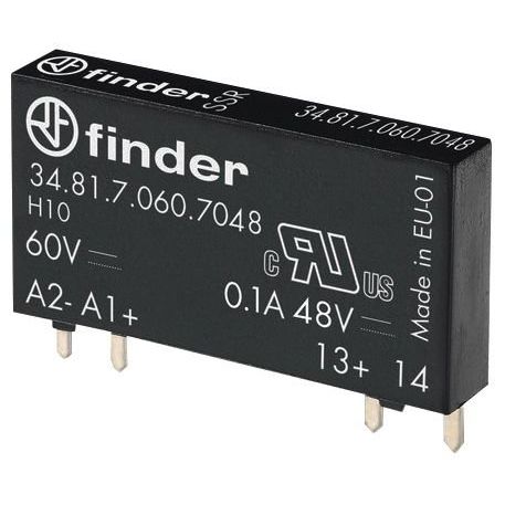 Finder - Optokoppler SSR-Relais 34.81.7.024.7048 24VDC 16..30V 7mA − 20 Stück
