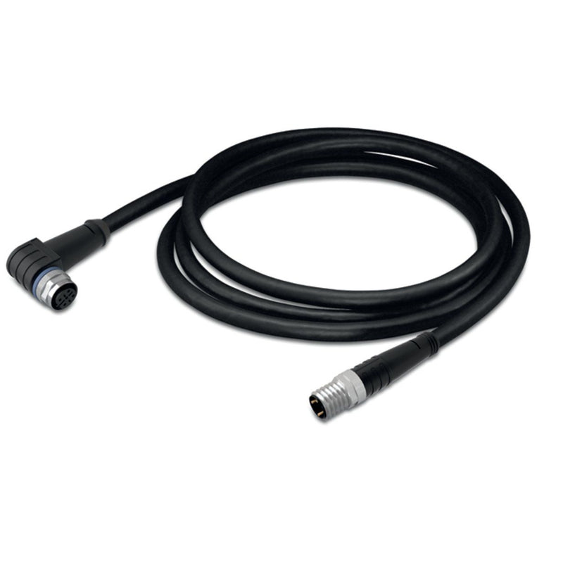 WAGO - Konfektioniertes Sensor-Aktor-Kabel Sensor-/Aktorleitung M12A 756-5503/030-020 Bu.,wink.,M8-St.,ax. − 1 Stück