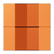Jung - Abdeckung/Bedienelement für Installationsschalterprogramme Tastensatz 2fach LC 502 TSA 225 orange clair