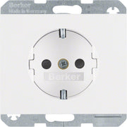Berker - Steckdose SCHUKO-Steckdose pws/gl 41357009