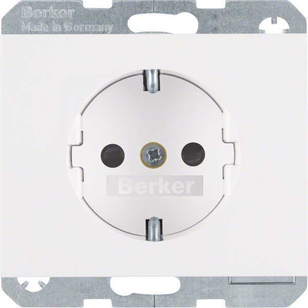 Berker - Steckdose SCHUKO-Steckdose pws/gl 41357009