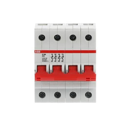 ABB Stotz S&J - Schalter für Reiheneinbau Hauptschalter E204/80R