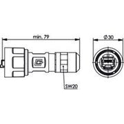 Telegärtner - Modularer Steckverbinder STX V1 RJ45-Steckerset 100007457 AWG22-26 Cat.6 M