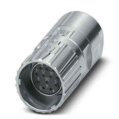 Phoenix Contact - Rundsteckverbinder, feldkonfektionierbar (Industriesteckverbinder) Kabelsteckverbinder M23-12S2N8A8002S − 1 Stück