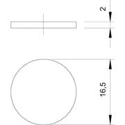 OBO Bettermann - Durchführungstülle Staubschutzplättchen 107 S VTEC PG11 PG11, ZPE, schwarz − 100 Stück