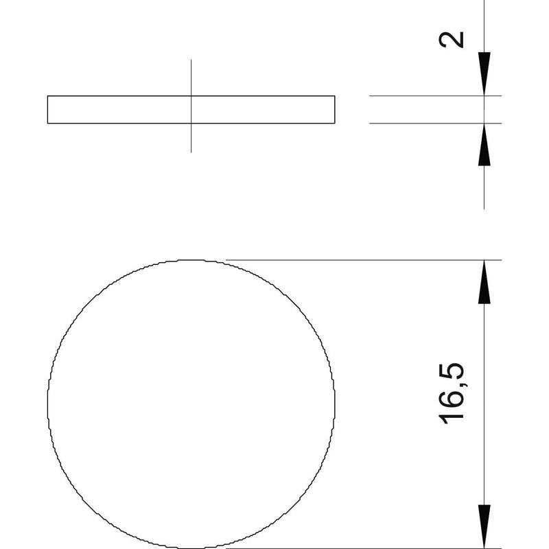 OBO Bettermann - Durchführungstülle Staubschutzplättchen 107 S VTEC PG11 PG11, ZPE, schwarz − 100 Stück