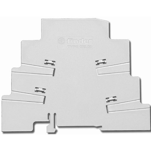 Finder - Zubehör/Ersatzteile für Schaltrelais Isolierplatte 093.60 für Fassungen − 10 Stück by Finder
