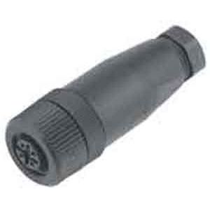 Binder - Rundsteckverbinder, feldkonfektionierbar (Industriesteckverbinder) Kabeldose 99 0430 10 04 4-polig,Serie 713