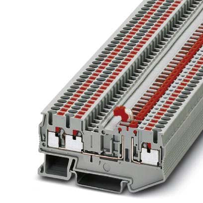Phoenix Contact - Trenn- und Messtrenn-Reihenklemme Messertrennklemme PT 2,5-TWIN-MT-MRD − 50 Stück
