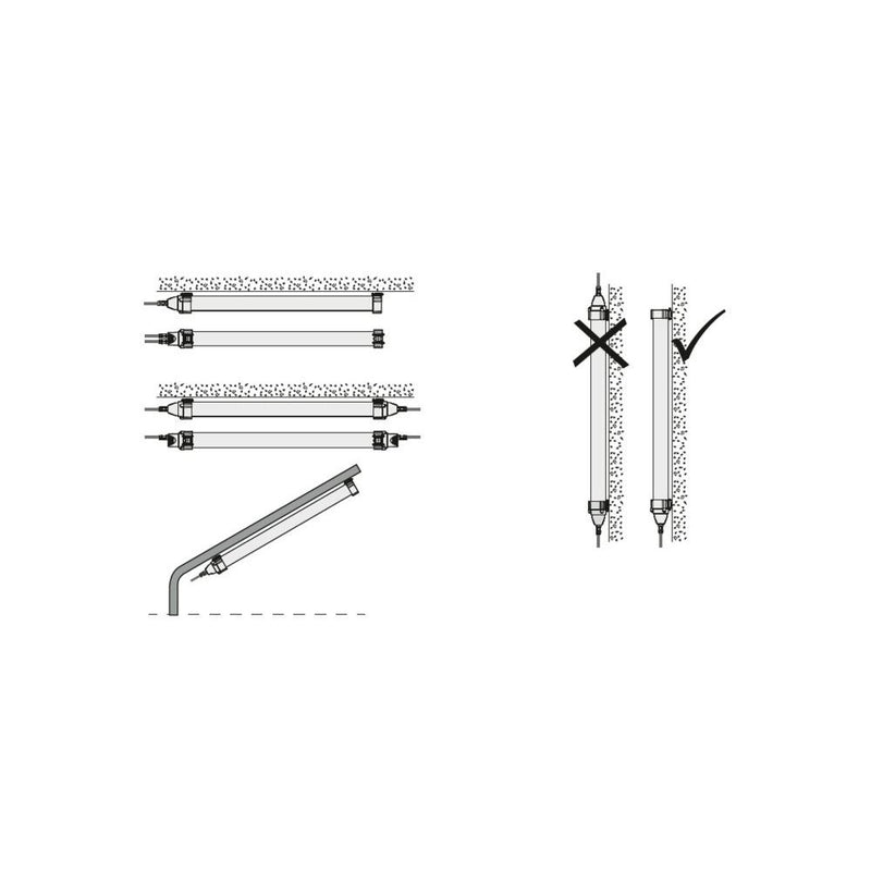 Ledvance - Decken-/Wandleuchte LED-Feuchtraumleuchte DPMAX600S15W840VW69 840, IP69, 0,6m