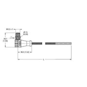 Turck - Rundsteckverbinder, feldkonfektionierbar (Industriesteckverbinder) PROFIBUS-Leitung WSSW451-6M PUR