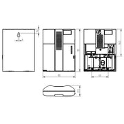 Grothe - Gong Funkgong Empfänger MISTRAL 300M E 17Melodien/Blitzl,ws