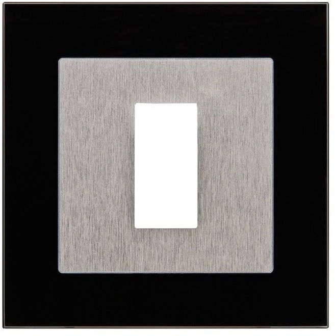 Ekey (AT) - Abdeckrahmen Abdeckung FS UP 101 703 IP44 glas schwarz