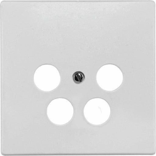 Wisi - Abdeckrahmen Abdeckung DD-Dosen, 4-Loch DW45T 75x75 mm − 1 Stück by Wisi
