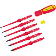 Cimco Werkzeuge - Zubehör/Ersatzteile für Schraubendreher Schraub.Wechselklingen-Set 117860 VDE, 8-tlg