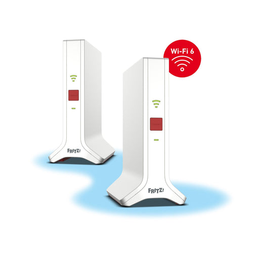 FRITZ - Netzwerk Router WLAN Router+Repeater FRITZ!MeshSet4200 2p 3000 AX,2er-Pack