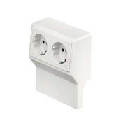 OBO Bettermann - Geräteträger für Sockelleistenkanal Geräteträger SL2GTK5070 rws 2-fach