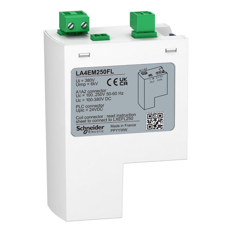 Schneider Electric - Erweiterungsmodul für Motormanagement-Gerät Elektr. Steuermodul LA4EM250FL TeSys F 1250A AC-3 − 25 Stück