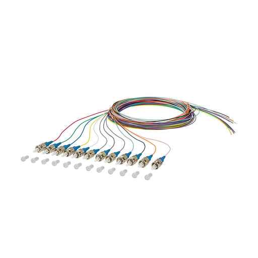 Metz Connect - LWL-Pigtail OpDAT Pigtail ST-UPC 150Q1AO0020E OS2 12 Farben − 12 Stück