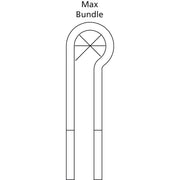 HellermannTyton - Befestigungsschelle für Kabel/Rohre Befestigungsschelle H1P-HS-BK-C1 schwarz − 100 Stück