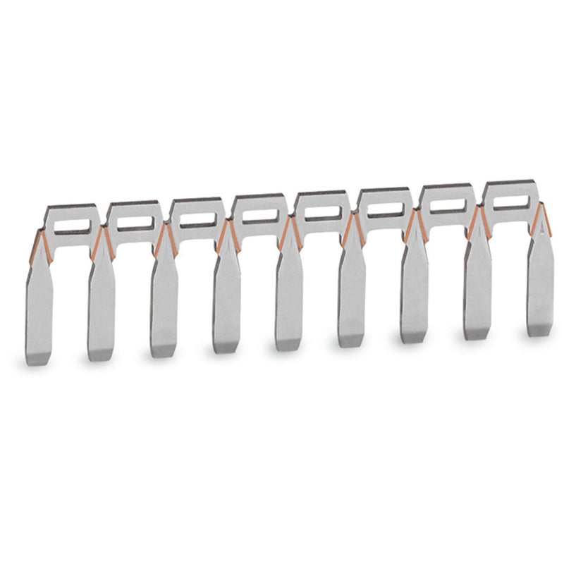 WAGO - Querverbinder/Brücker für Reihenklemme Brücker, blank, Nennstrom 270-409 18A, 9-fach − 100 Stück