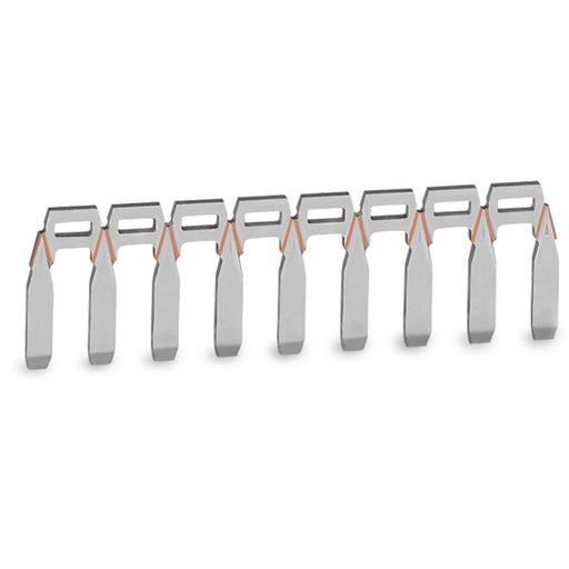 WAGO - Querverbinder/Brücker für Reihenklemme Brücker, blank, Nennstrom 270-409 18A, 9-fach − 100 Stück