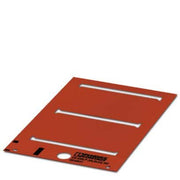Phoenix Contact - Kennzeichnungsmaterial Kunststoffschild US-EMLP (85,6X54) RD − 10 Stück