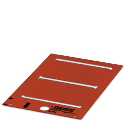 Phoenix Contact - Kennzeichnungsmaterial Kunststoffschild US-EMLP (85,6X54) RD − 10 Stück