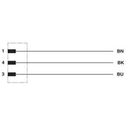 Phoenix Contact - Konfektioniertes Sensor-Aktor-Kabel Sensor-/Aktor-Kabel SAC-3P-M 8MR/1,5-PVC