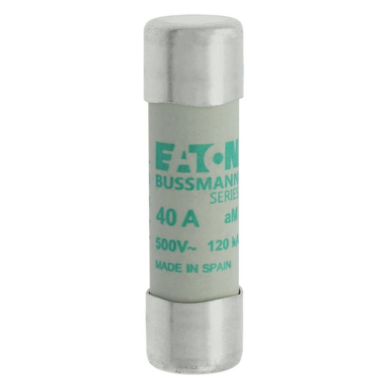 Eaton - Zylindrische Sicherung Sicherungseinsatz Nieders. CYLINDRICA#C14M40 40A AC 500V 120kA − 10 Stück