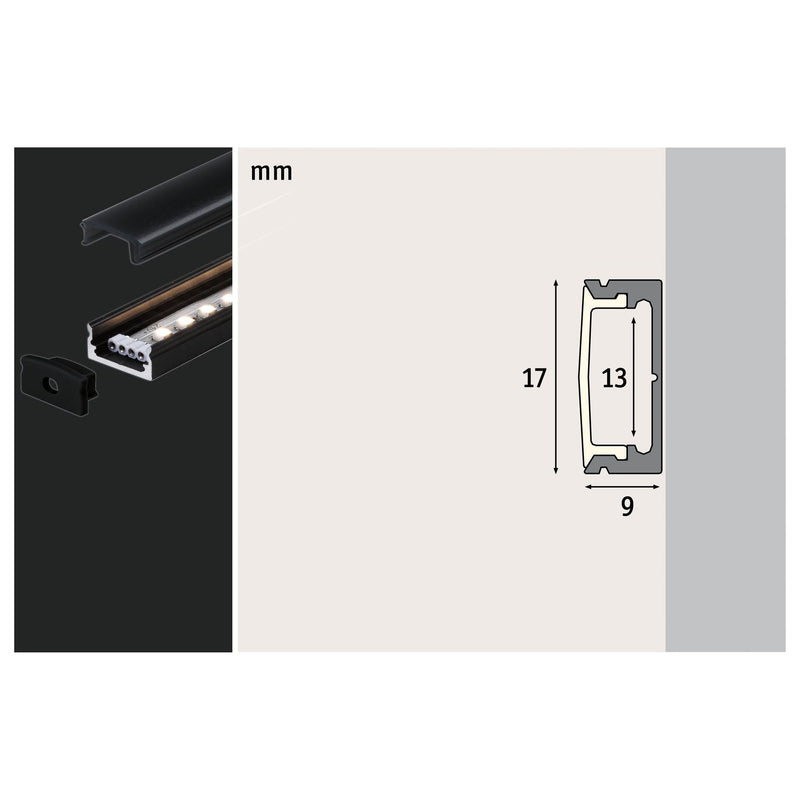 Paulmann - Mechanisches Zubehör/Ersatzteile für Leuchten LED-Strip Profil 705.22