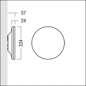 Zumtobel Group - Decken-/Wandleuchte LED-Wand-/Deckenleuchte CAELA RMS #62908665 3000K