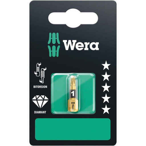 Wera - Bit Pozidriv Bit 073336 PZ 1x25mm