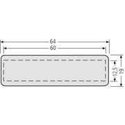 Renz Metallwaren - Bezeichnungsmaterial für Installationsschalterprogramme Namensschild 97-9-82019