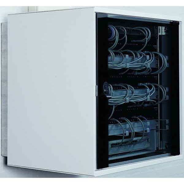 Vaultex - Gehäuse/Schaltschrank (leer) Wandgehäuse 12HE MWE12625G B600mm H609mm gr